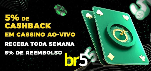Promoções do cassino ao Vivo br5